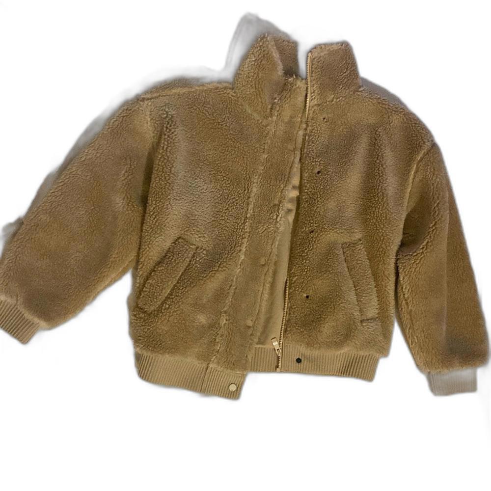 Alo Yoga Faux Fur Jacket - XS - Cozy Cream